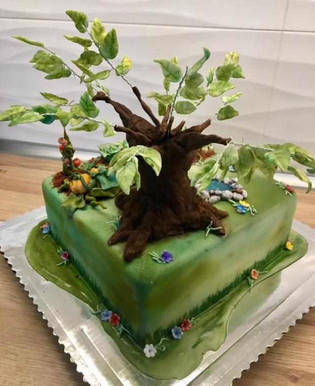 Narodeninova zahrada, torta, Narodeninové torty, Elael, 3