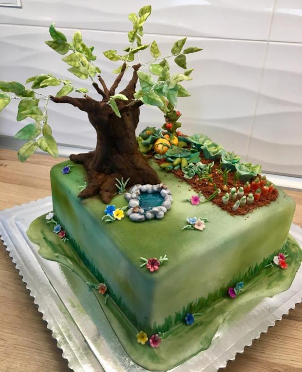 Narodeninova zahrada, torta, Narodeninové torty, Elael, 4