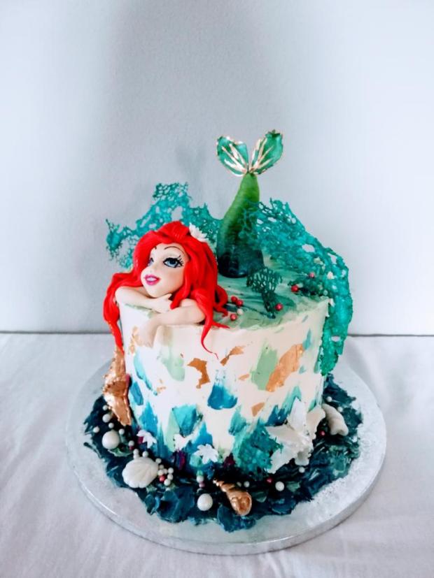 Ariel, torta, Torty pre dievčatá Ariel, torta, Torty pre dievčatá, mlssna alena, 3