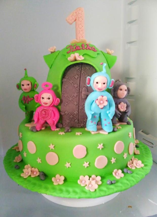 Teletabies, torta, Rozprávkové torty, Lucia Gažiová, 1