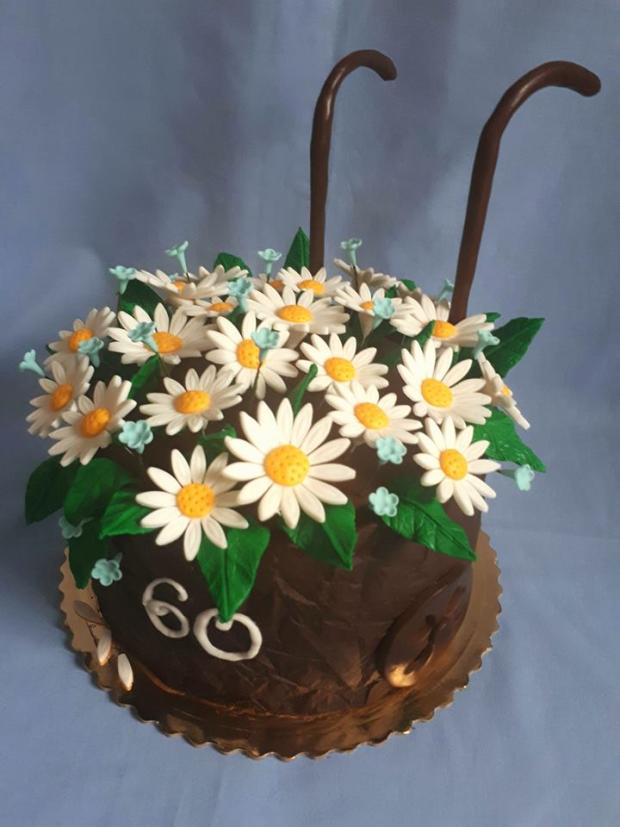 Na želanie k 60, torta, Čokoládové torty, MartinaO, 1