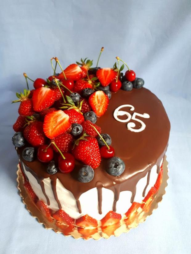 Narodeninová 65, torta, Drip torty, MartinaO, 1
