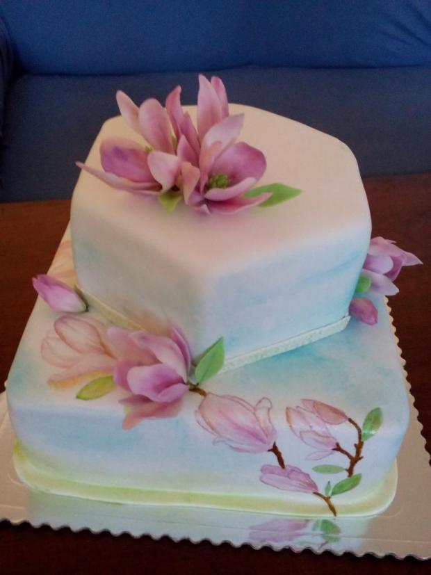 Magnolie, torta, Narodeninové torty, Sigetka, 1