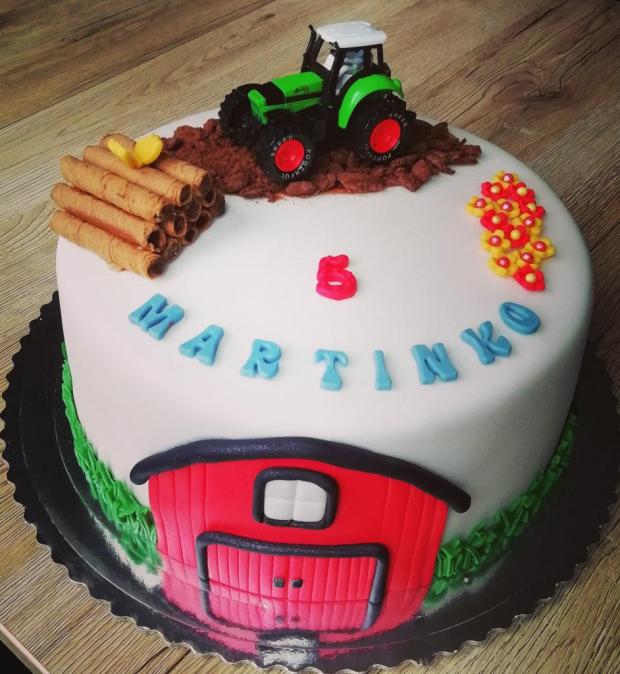 Pre malého traktoristu, torta, Ostané torty pre deti, TinkyCake, 1
