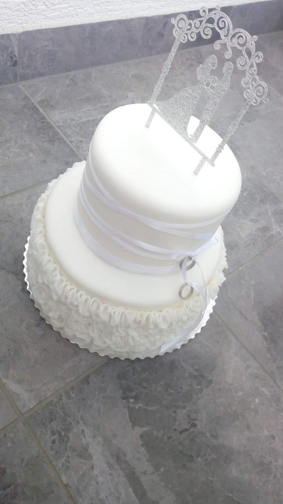 Romantická svadobná, torta, Svadobné torty, veronika1311, 2