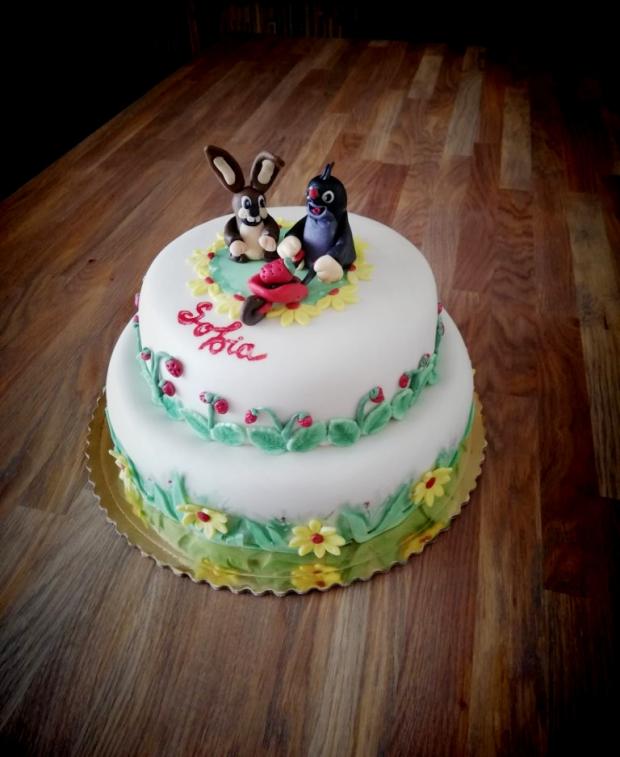 Krtko , torta, Rozprávkové torty, Ady033, 1