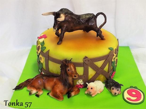 na statku, torta, Torty so zvieratkami na statku, torta, Torty so zvieratkami, Tonka 57, 1