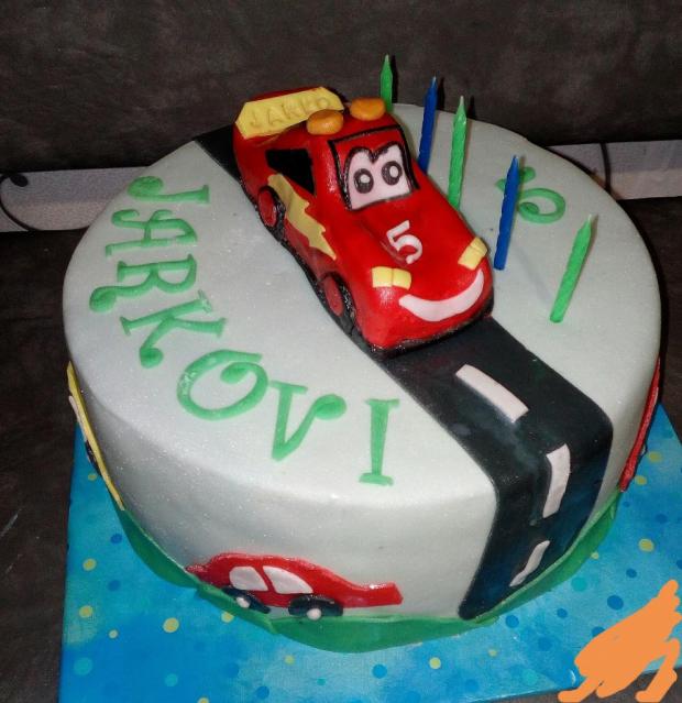 Auto, torta, Torty autíčka, vláčiky, krihanka, 1