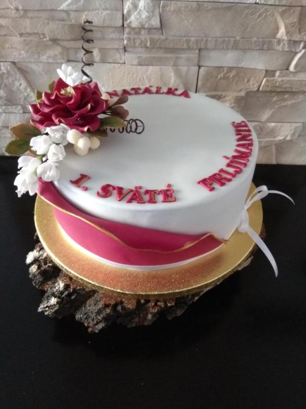 Prvé sväté prijímanie, torta, Torty na cirkevné sviatky, m.o.n.i.č.k.a, 1