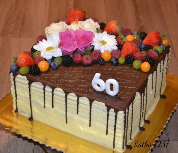 pre ženu k 60.narodeninám, torta, Čokoládové torty, katka1237, 1