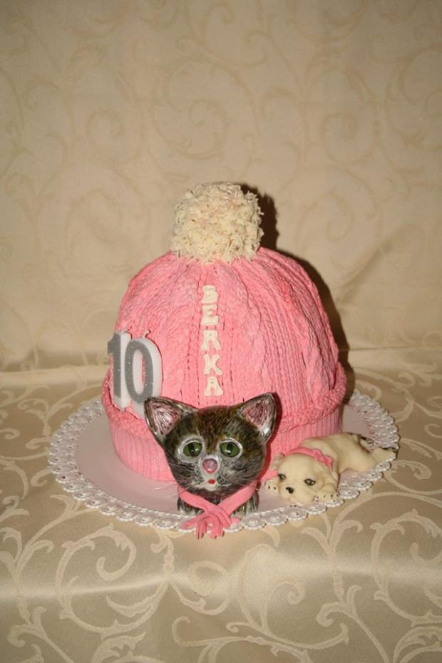 Zimná čiapka, torta, Ostané torty pre deti, Zuzana Knapikova, 1