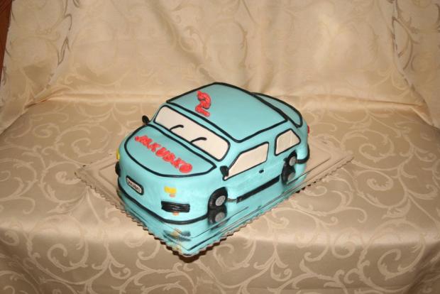 Autíčko pre Jakubka, torta, Torty autíčka, vláčiky, Zuzana Knapikova, 1