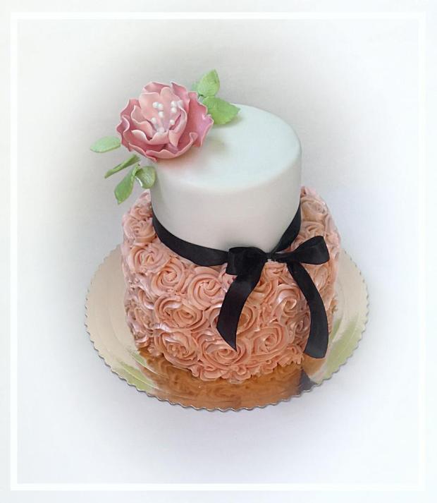 s buttercremom..., torta, Narodeninové torty, Danielita13, 1