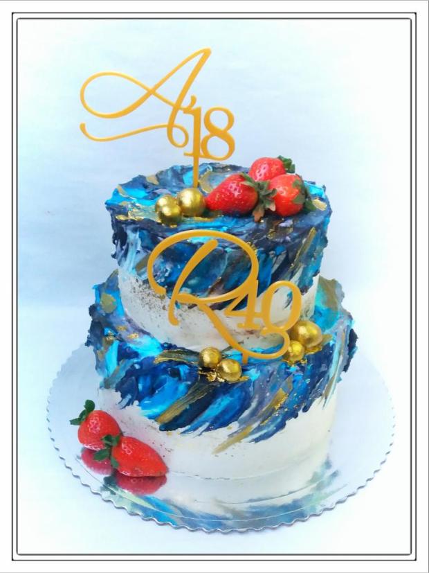 s buttercremom..., torta, Narodeninové torty, Danielita13, 1