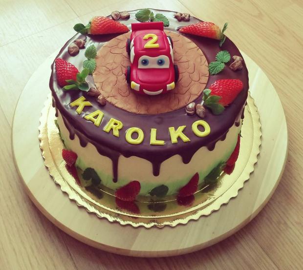 Drip torta s McQueenom, torta, Drip torty, dasakrup, 1