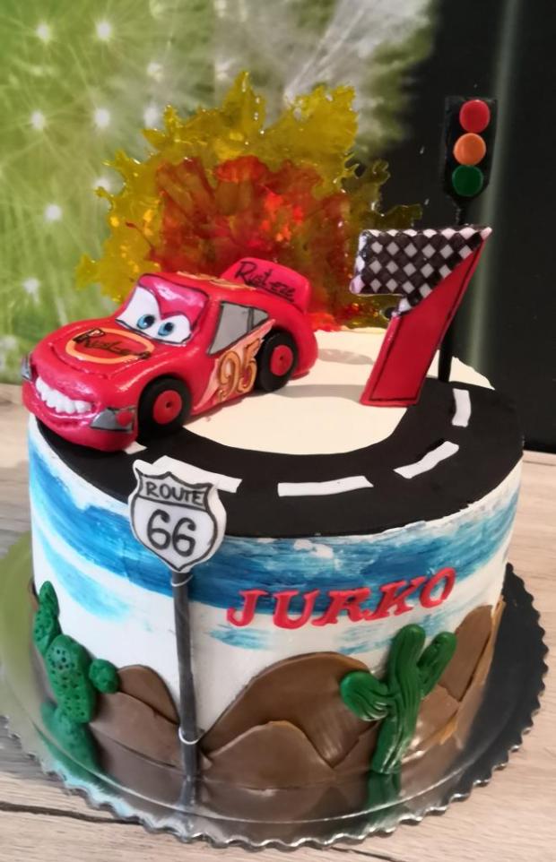 MC Queen , torta, Torty autíčka, vláčiky, martusska1, 1