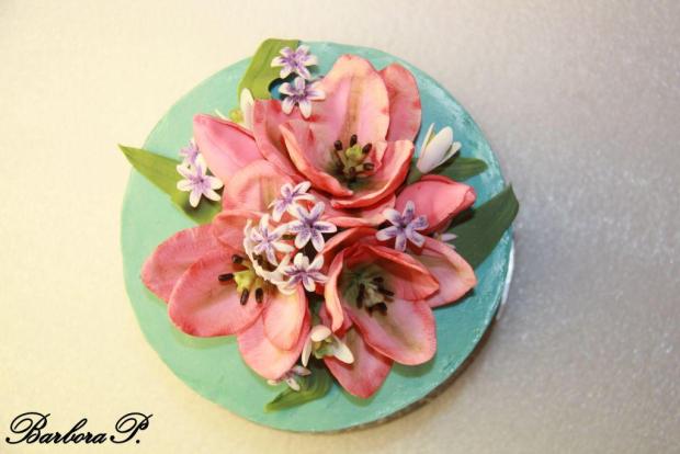 S tulipány, torta, Narodeninové torty, BarboraP., 2