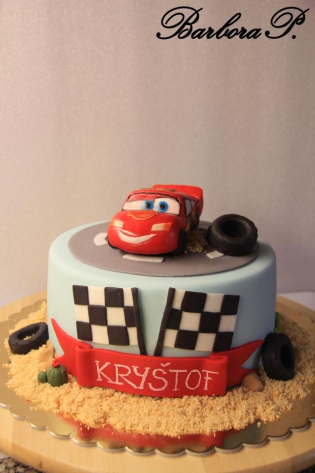 Blesk McQueen , torta, Torty autíčka, vláčiky, BarboraP., 2