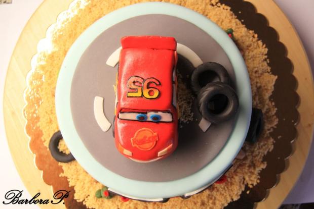 Blesk McQueen , torta, Torty autíčka, vláčiky, BarboraP., 3