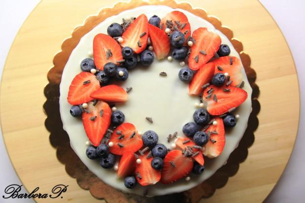 Drip cake s ovocem, torta, Drip torty, BarboraP., 3