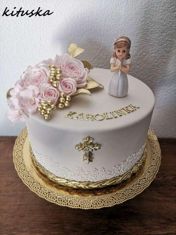 torta k PSP pre dievčatko, torta, Torty na cirkevné sviatky, kituska, 1