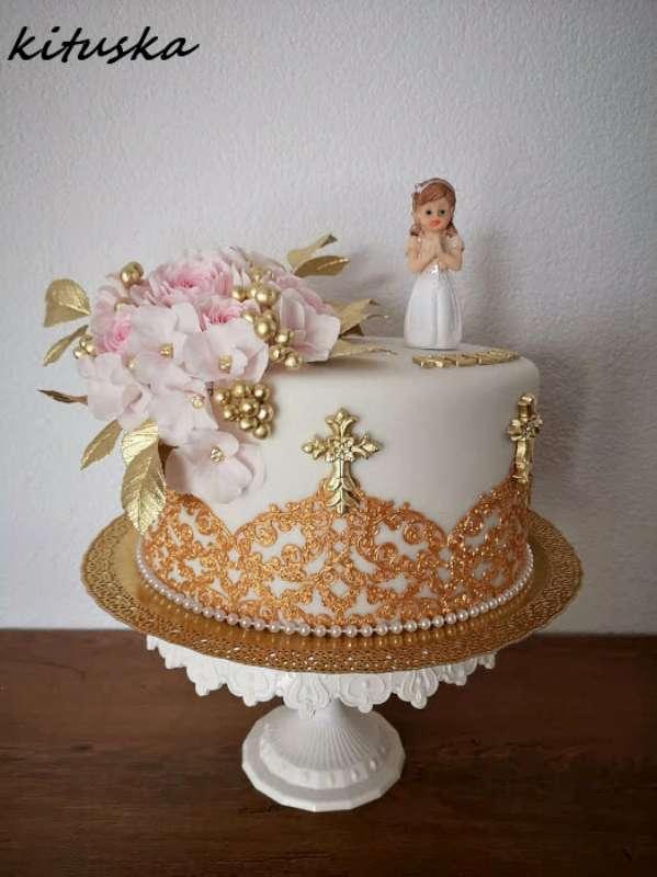 torta na PSP pre dievčatko, torta, Torty na cirkevné sviatky, kituska, 2
