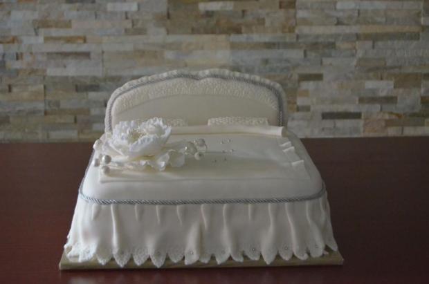 Svadobná posteľ :-) :-), torta, Svadobné torty, Tortičkový svet, 1