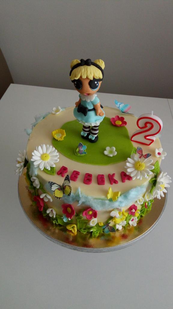 Detská tortička s bábikou LOL, torta, Ostané torty pre deti, Albi27, 1