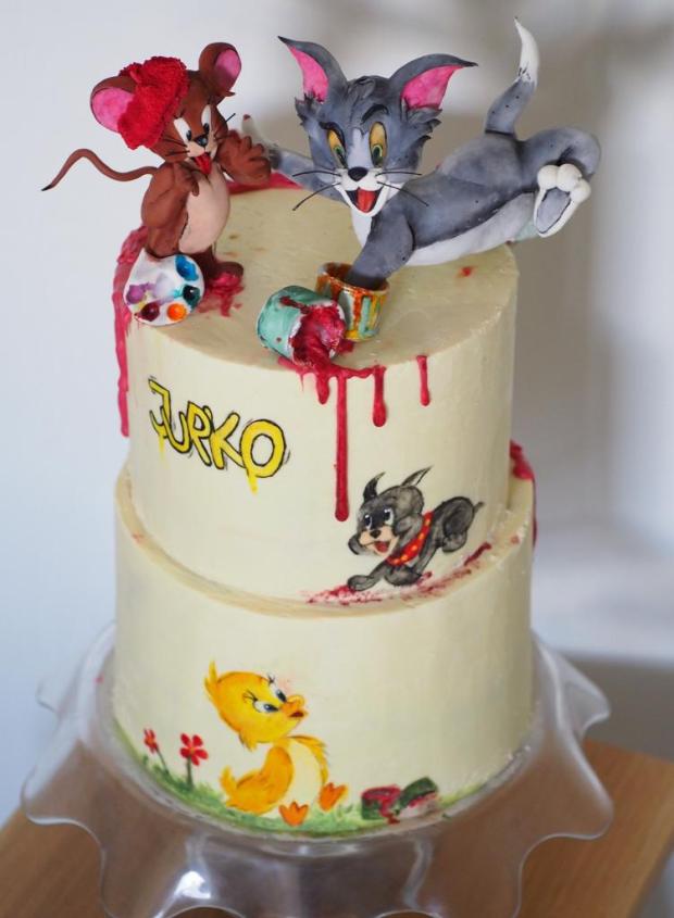 Tom a Jerry, torta, Rozprávkové torty, AM torty, 1