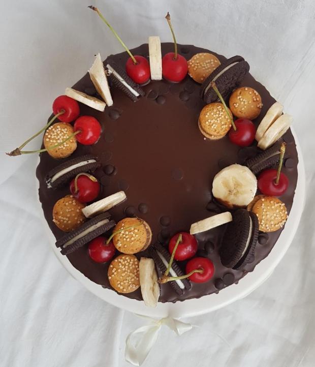 Meninová drip torta..., torta, Drip torty, Mariolka, 2