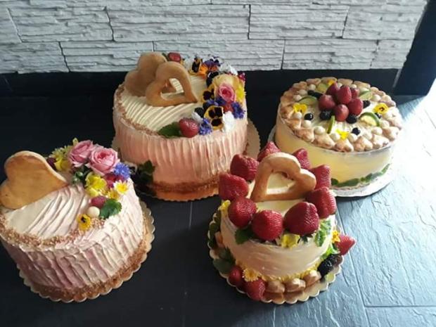 Svadobna 4kombinacia, torta, Svadobné torty, messinka, 1