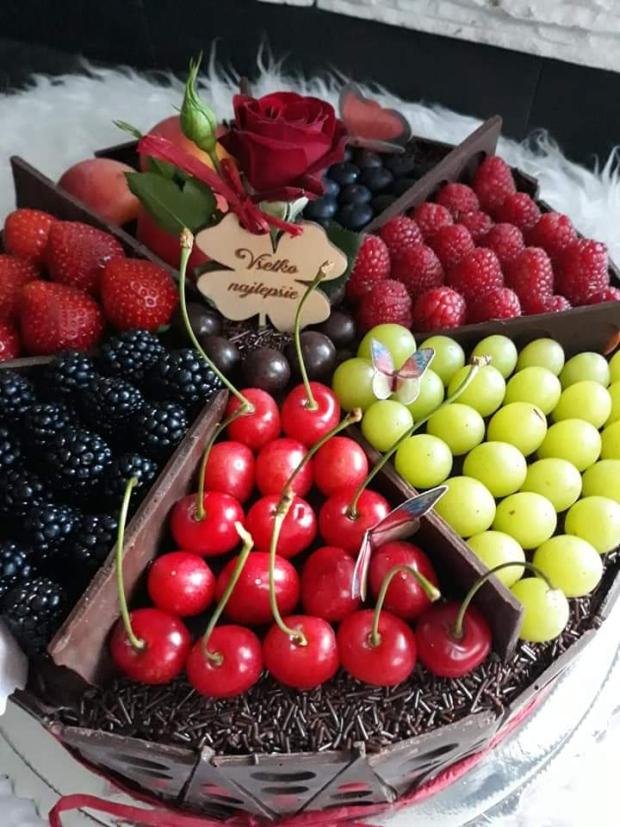 Cokoladovo-ovocna, torta, Čokoládové torty, messinka, 2