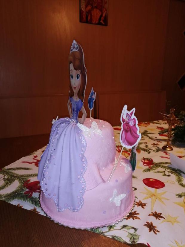 Kartonova princezna, torta, Torty pre dievčatá, Sigetka, 2