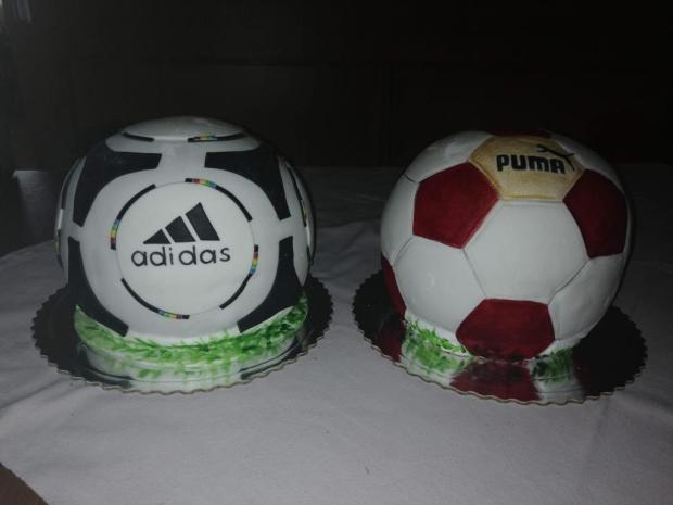 Futbalky, torta, Športové torty, Sigetka, 1