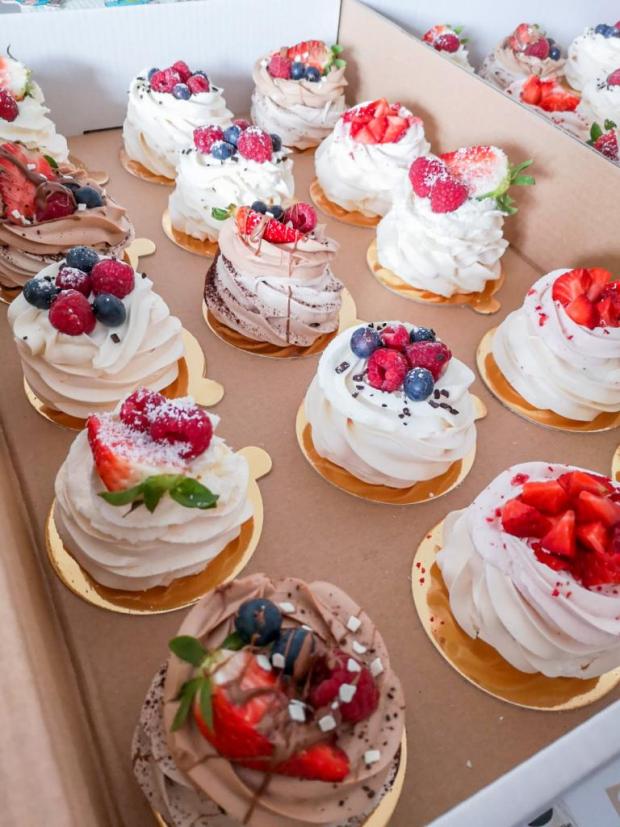 Mini Pavlova, torta, Zákusky, Tortičkybyjudith, 1