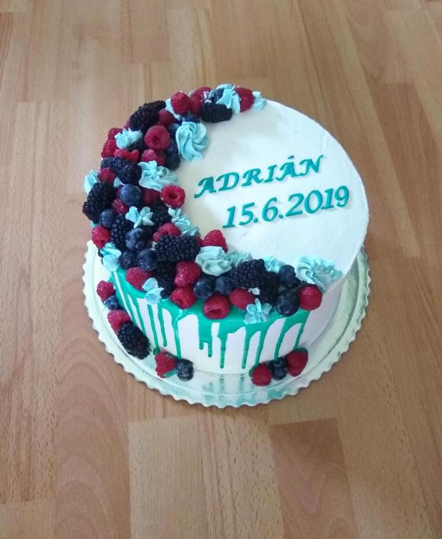 Krstinová torta, torta, Drip torty, Mirka02, 1