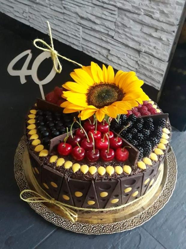 Cokoladovo-ovocna, torta, Čokoládové torty, messinka, 1