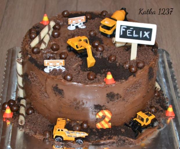 narodeninová s autami, torta, Torty autíčka, vláčiky, katka1237, 1