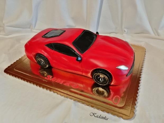ferrari_812-Superfast, torta, Torty autíčka, vláčiky, Kadanka, 1