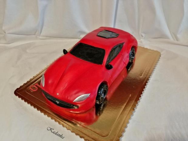 ferrari_812-Superfast, torta, Torty autíčka, vláčiky, Kadanka, 3