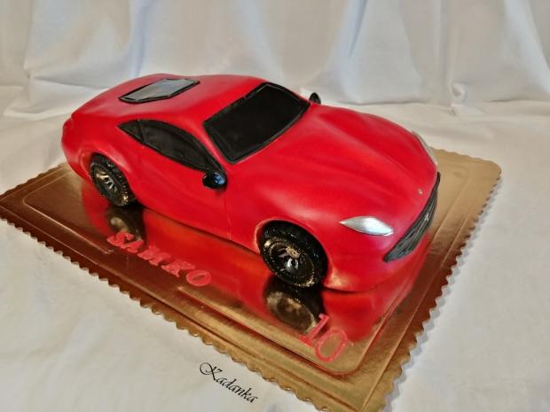 ferrari_812-Superfast, torta, Torty autíčka, vláčiky, Kadanka, 4