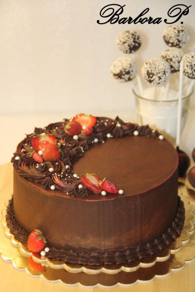 Čokoládový a cakepops, torta, Čokoládové torty, BarboraP., 1