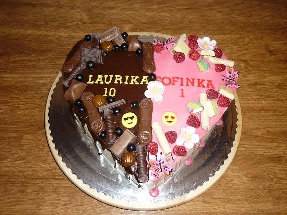 Srdce pre dvoch oslávencov, torta, Narodeninové torty, jarka22, 1