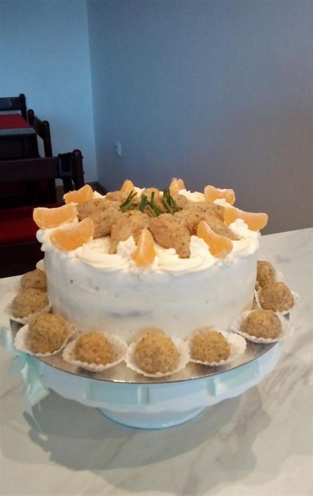 Narodeninová torta mrkvová s mascarpone krémom, torta, Narodeninové torty, babina 555, 1