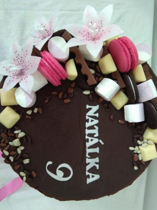 Narodeninová čoko tortička , torta, Čokoládové torty, m.o.n.i.č.k.a, 3