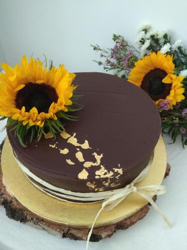 Tortička so slnečnicou, torta, Čokoládové torty, m.o.n.i.č.k.a, 3