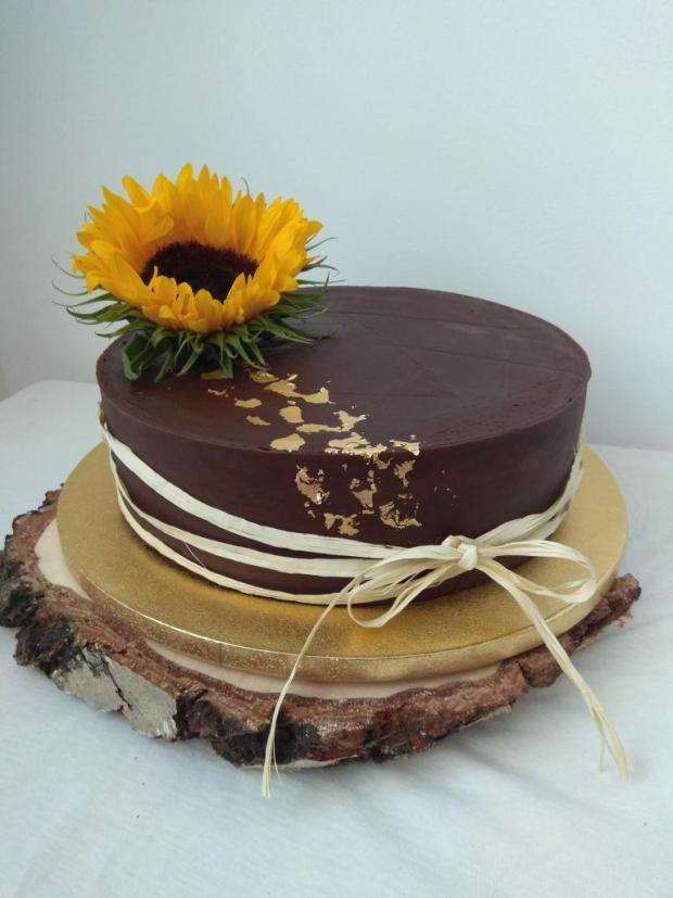 Tortička so slnečnicou, torta, Čokoládové torty, m.o.n.i.č.k.a, 2