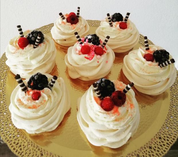 Pavlovovej mini tortičky , torta, Zákusky, TinkyCake, 1