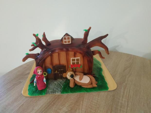 Máša a medveď :), torta, Rozprávkové torty, Zdenka Kapustkova, 1