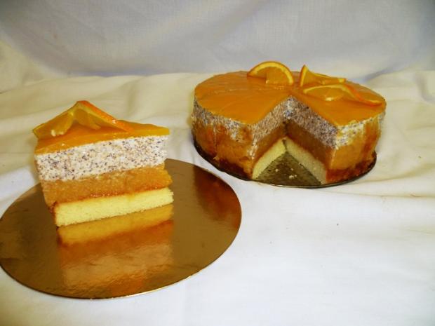 Stracciatella a jablková, torta, Drip torty, Anca.B, 1